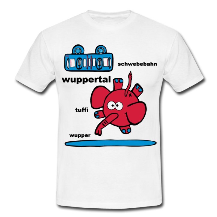 wuppertal-stadt-designer-shirt-kunst-elefant-tuffi-maenner-t-shirt
